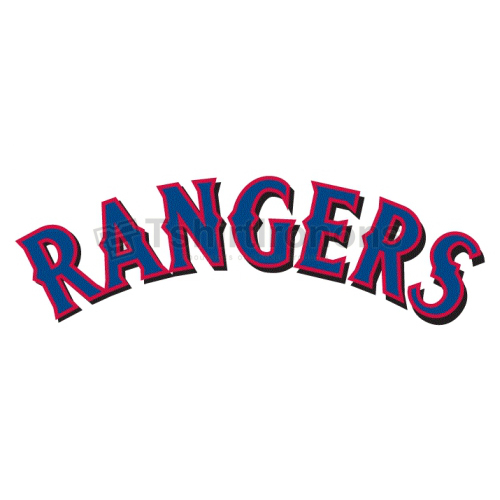 Texas Rangers T-shirts Iron On Transfers N1975